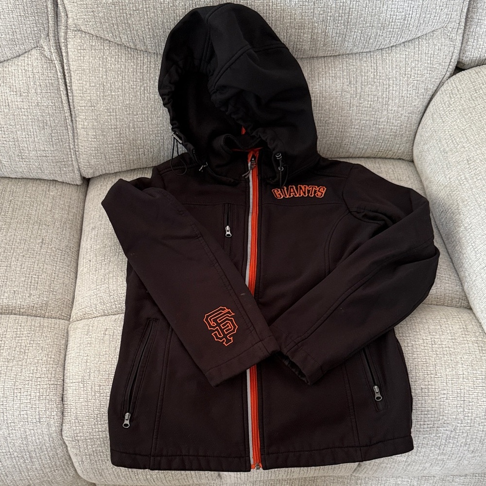 San Francisco Giants Black Jacket with Hood